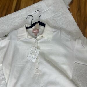 Show Me Your MuMu Cream Jumpsuit